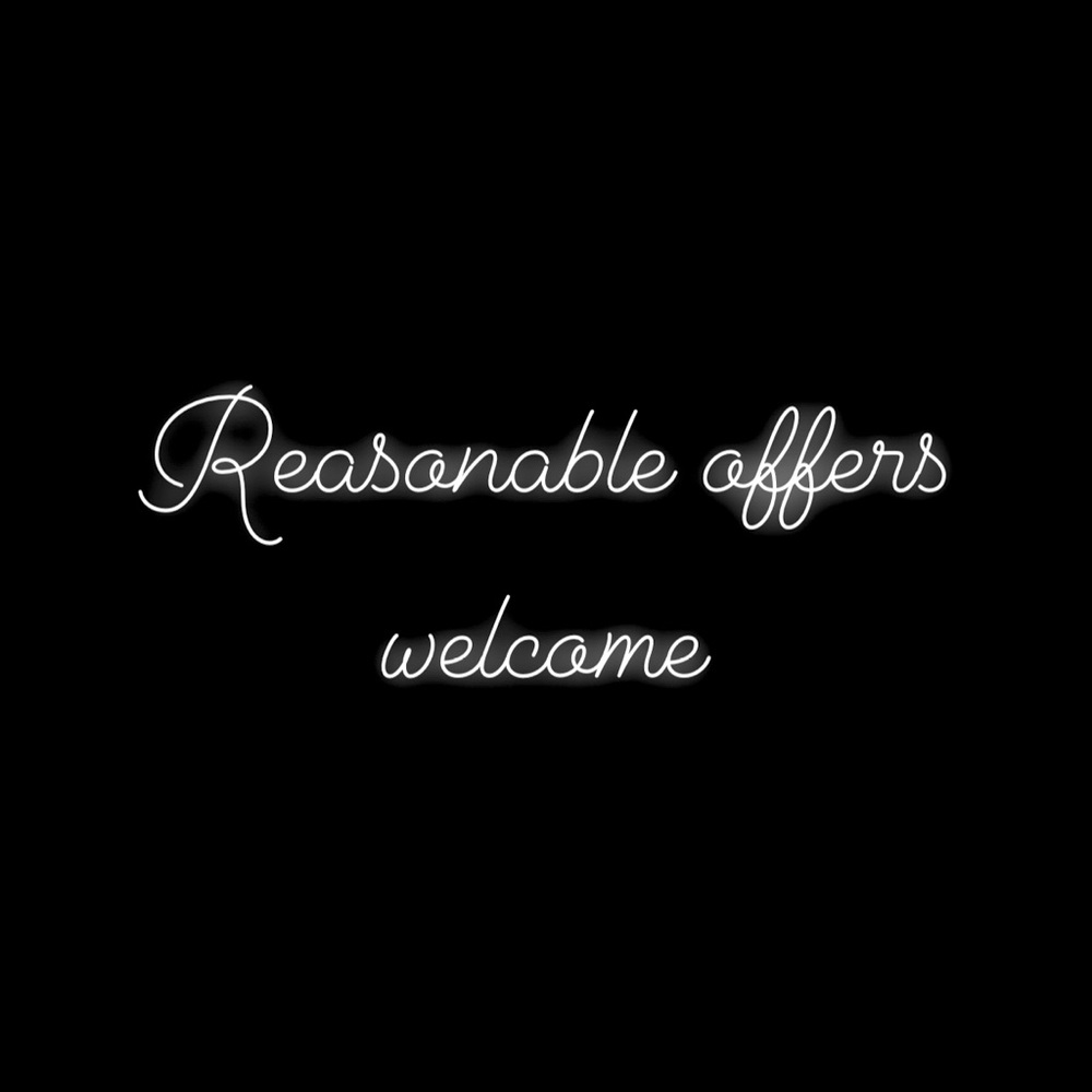 Reasonable offers welcome